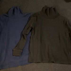 Carter's Navy and Black Long-Sleeve Turtlenecks - 2 Pack